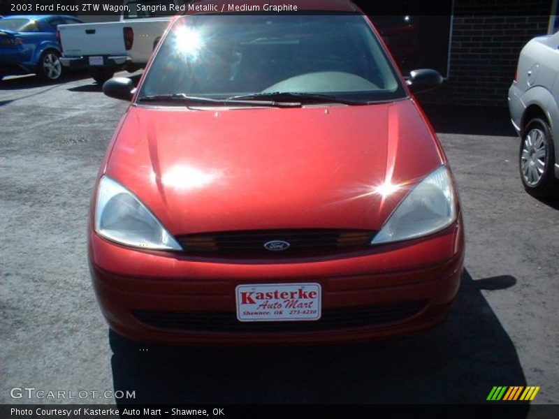Sangria Red Metallic / Medium Graphite 2003 Ford Focus ZTW Wagon