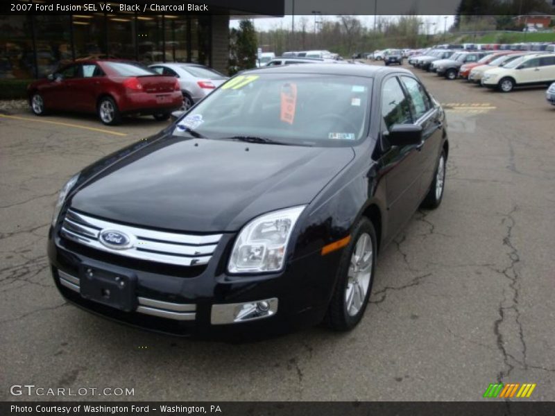 Black / Charcoal Black 2007 Ford Fusion SEL V6
