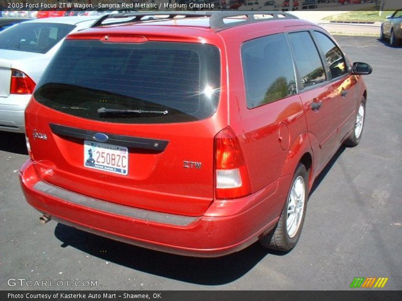 Sangria Red Metallic / Medium Graphite 2003 Ford Focus ZTW Wagon