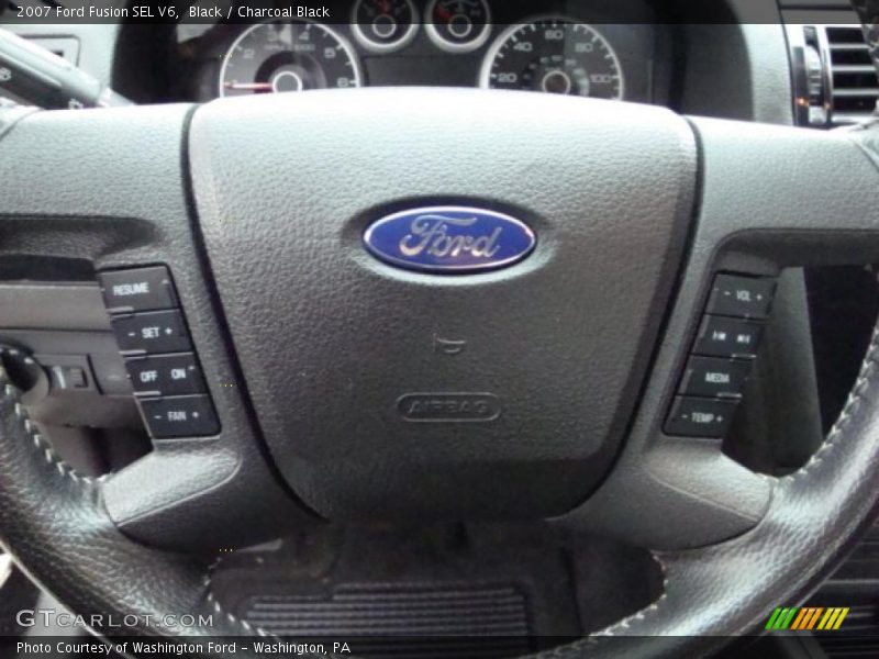 Black / Charcoal Black 2007 Ford Fusion SEL V6