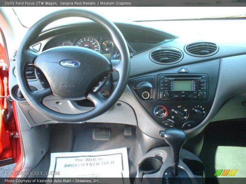 Sangria Red Metallic / Medium Graphite 2003 Ford Focus ZTW Wagon