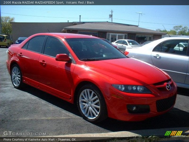 Volcanic Red / Black 2006 Mazda MAZDA6 MAZDASPEED6 Sport
