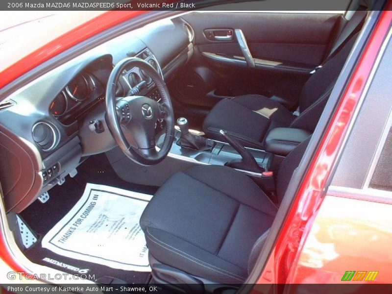 Volcanic Red / Black 2006 Mazda MAZDA6 MAZDASPEED6 Sport