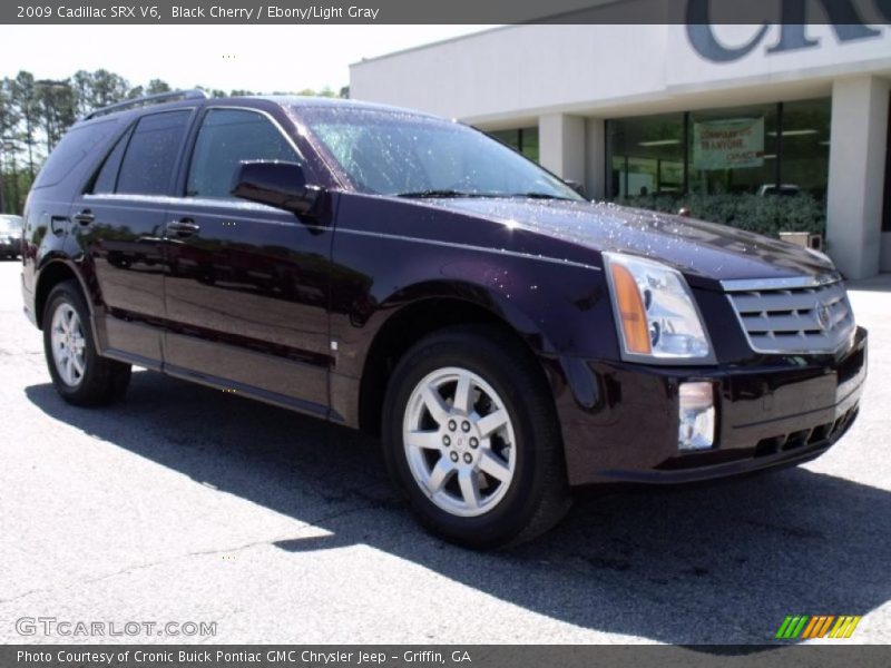 Black Cherry / Ebony/Light Gray 2009 Cadillac SRX V6