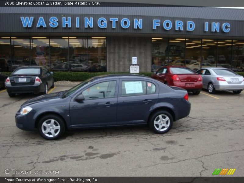 Slate Metallic / Gray 2008 Chevrolet Cobalt LS Sedan