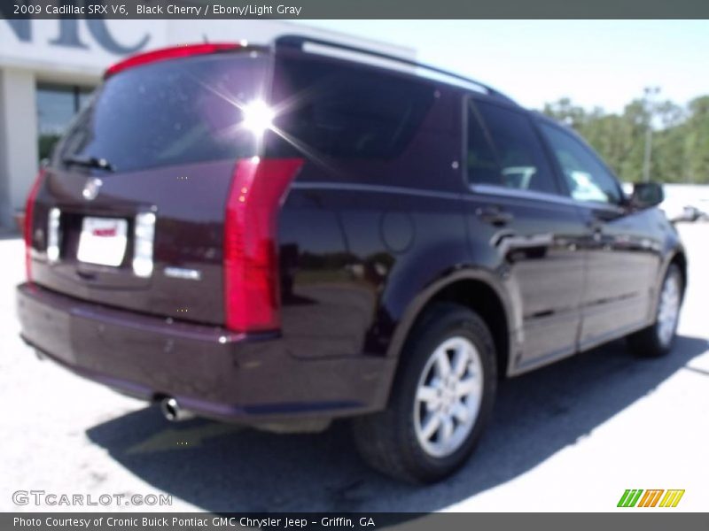 Black Cherry / Ebony/Light Gray 2009 Cadillac SRX V6