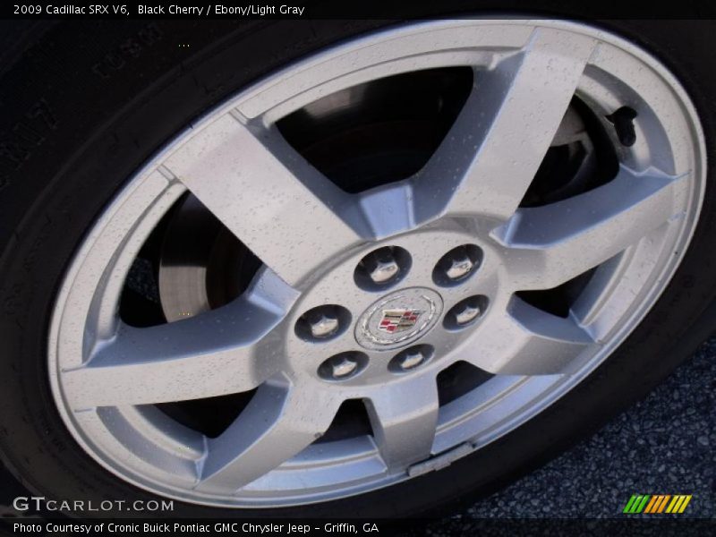 Black Cherry / Ebony/Light Gray 2009 Cadillac SRX V6