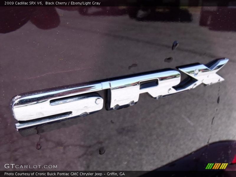 Black Cherry / Ebony/Light Gray 2009 Cadillac SRX V6