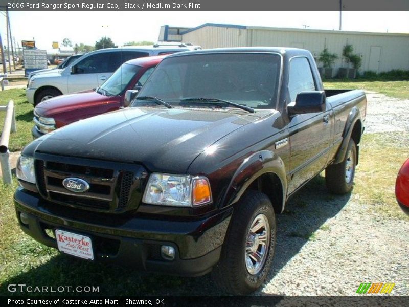 Black / Medium Dark Flint 2006 Ford Ranger Sport Regular Cab