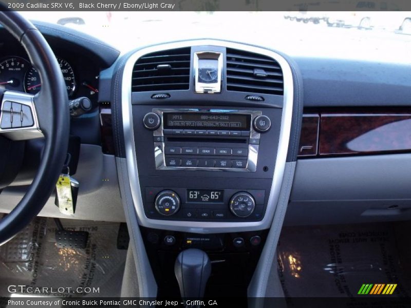 Black Cherry / Ebony/Light Gray 2009 Cadillac SRX V6
