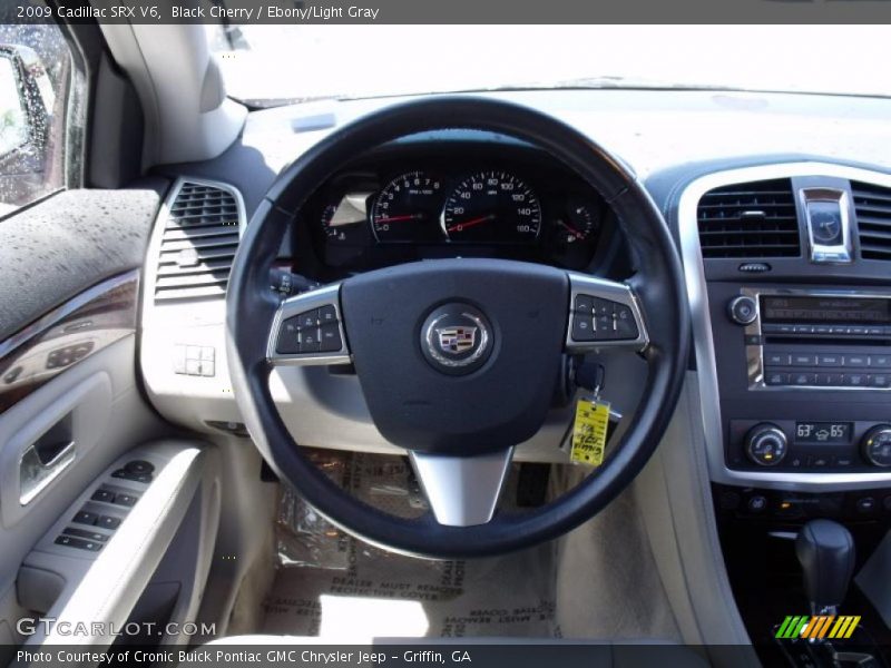 Black Cherry / Ebony/Light Gray 2009 Cadillac SRX V6