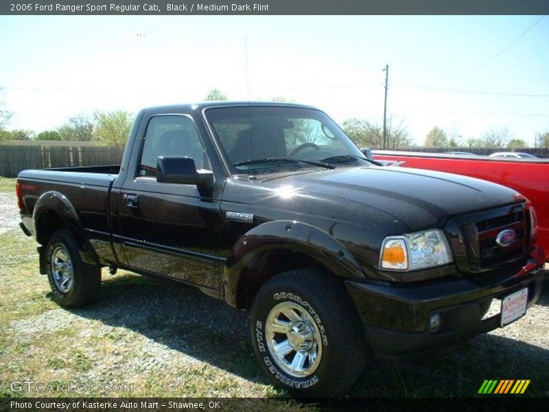Black / Medium Dark Flint 2006 Ford Ranger Sport Regular Cab