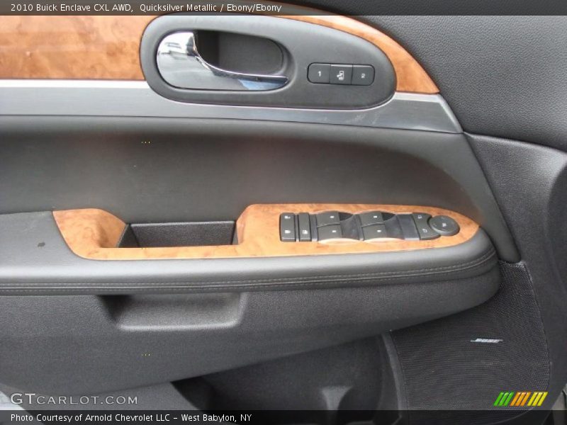 Quicksilver Metallic / Ebony/Ebony 2010 Buick Enclave CXL AWD