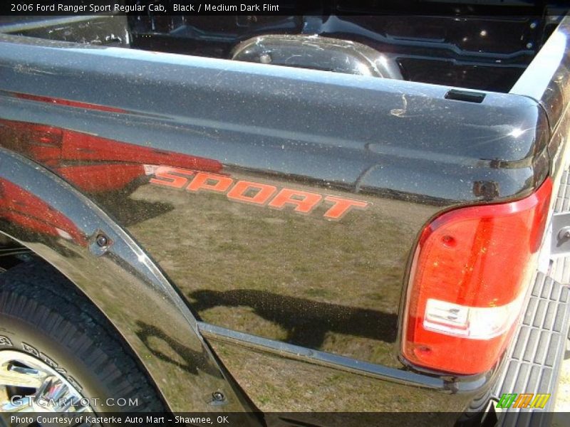 Black / Medium Dark Flint 2006 Ford Ranger Sport Regular Cab