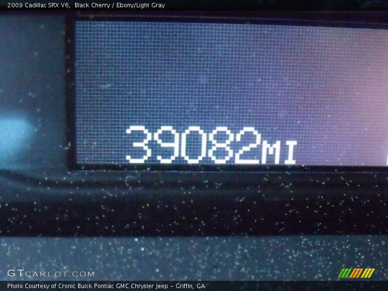 Black Cherry / Ebony/Light Gray 2009 Cadillac SRX V6