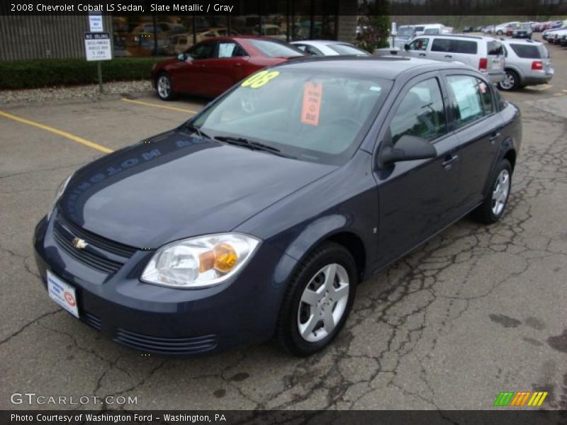 Slate Metallic / Gray 2008 Chevrolet Cobalt LS Sedan