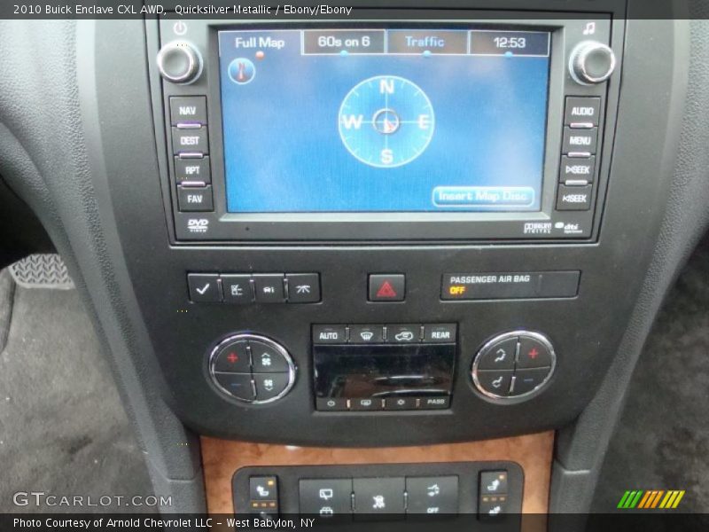 Quicksilver Metallic / Ebony/Ebony 2010 Buick Enclave CXL AWD