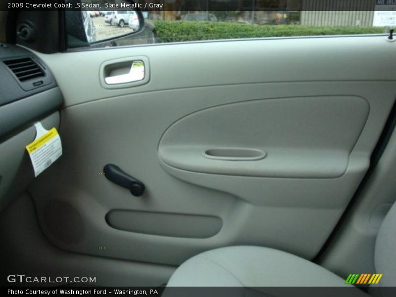 Slate Metallic / Gray 2008 Chevrolet Cobalt LS Sedan