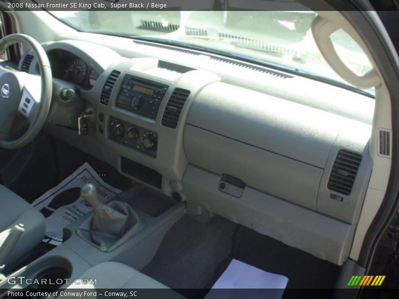 Super Black / Beige 2008 Nissan Frontier SE King Cab