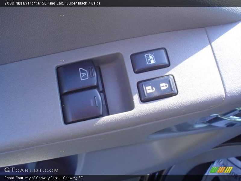 Super Black / Beige 2008 Nissan Frontier SE King Cab