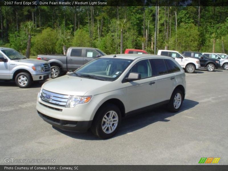 Dune Pearl Metallic / Medium Light Stone 2007 Ford Edge SE
