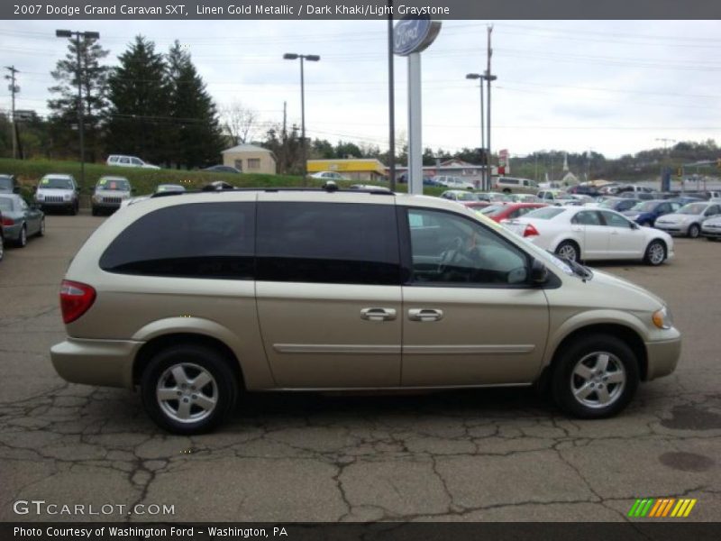 Linen Gold Metallic / Dark Khaki/Light Graystone 2007 Dodge Grand Caravan SXT