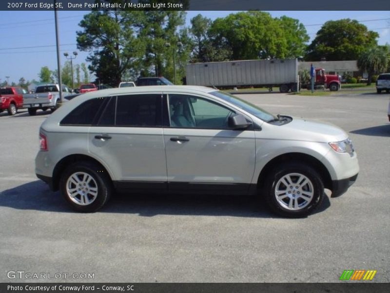 Dune Pearl Metallic / Medium Light Stone 2007 Ford Edge SE