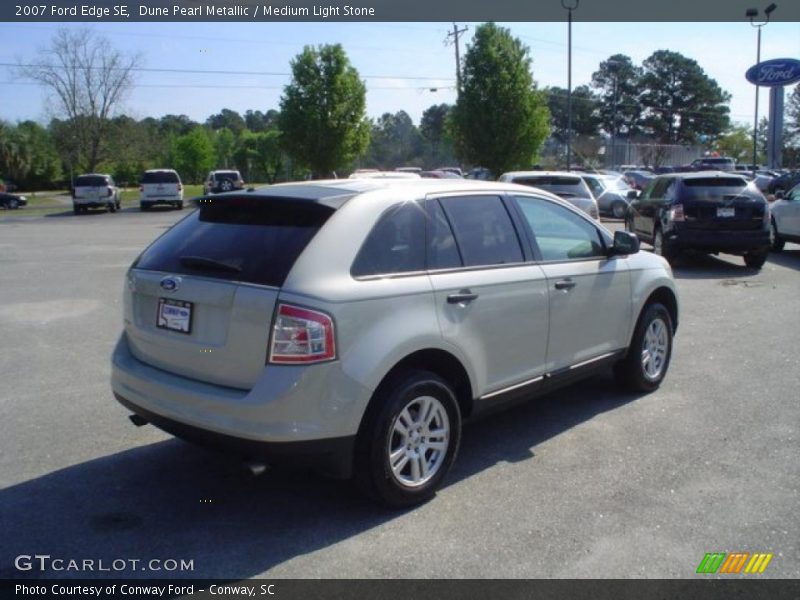 Dune Pearl Metallic / Medium Light Stone 2007 Ford Edge SE