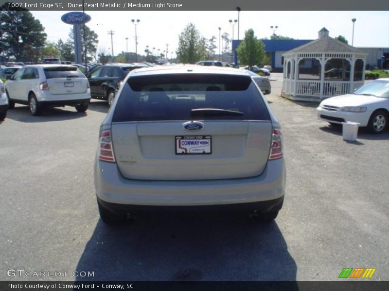 Dune Pearl Metallic / Medium Light Stone 2007 Ford Edge SE