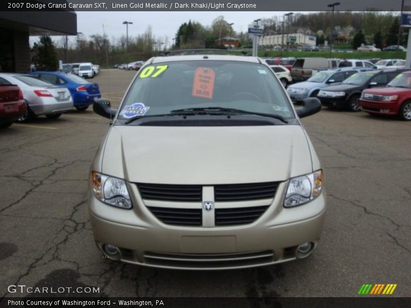 Linen Gold Metallic / Dark Khaki/Light Graystone 2007 Dodge Grand Caravan SXT