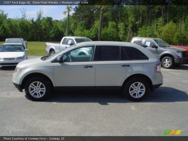 Dune Pearl Metallic / Medium Light Stone 2007 Ford Edge SE