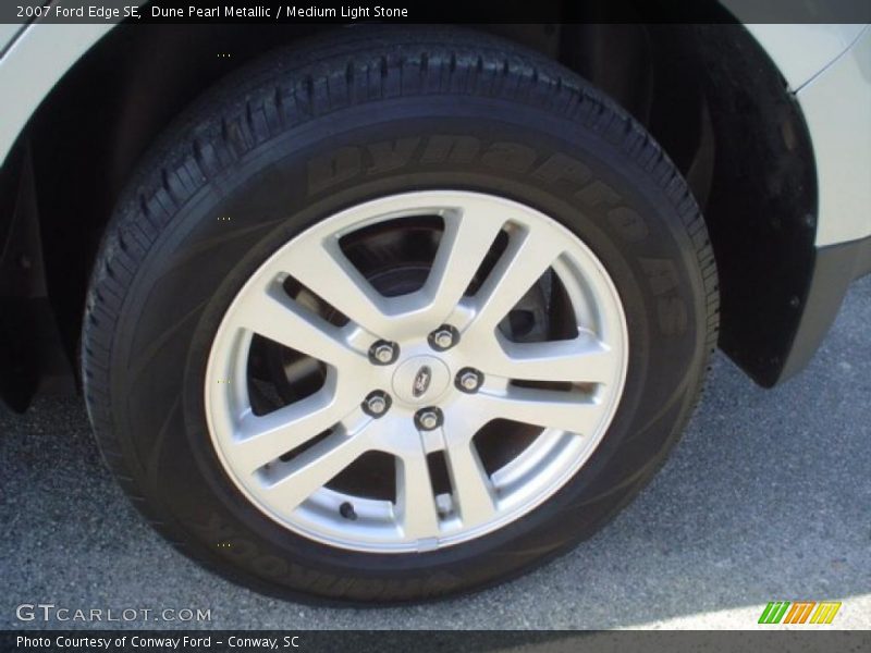 Dune Pearl Metallic / Medium Light Stone 2007 Ford Edge SE