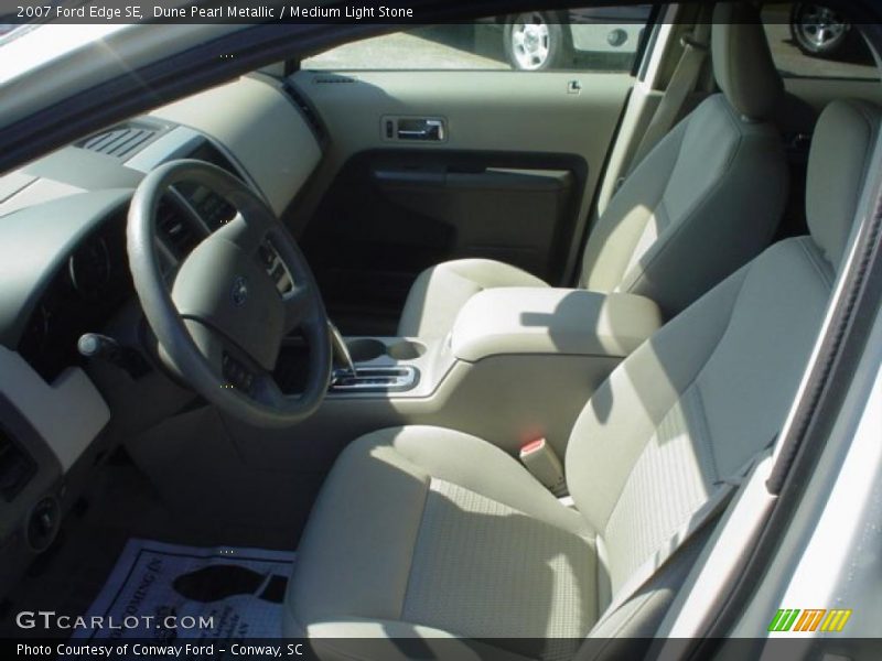 Dune Pearl Metallic / Medium Light Stone 2007 Ford Edge SE