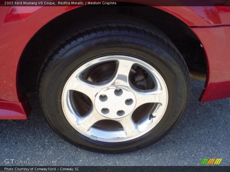 Redfire Metallic / Medium Graphite 2003 Ford Mustang V6 Coupe
