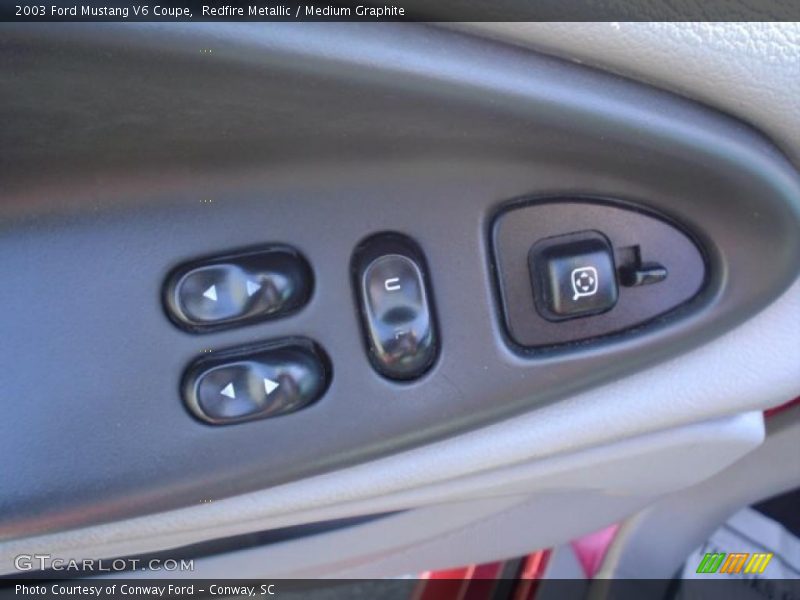 Redfire Metallic / Medium Graphite 2003 Ford Mustang V6 Coupe