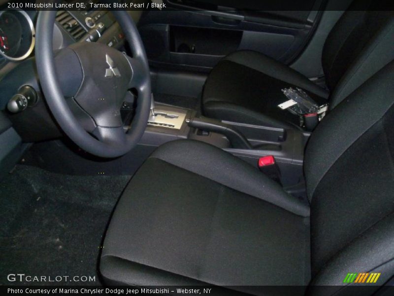 Tarmac Black Pearl / Black 2010 Mitsubishi Lancer DE
