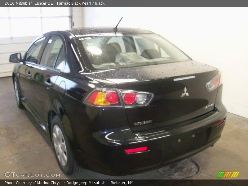 Tarmac Black Pearl / Black 2010 Mitsubishi Lancer DE