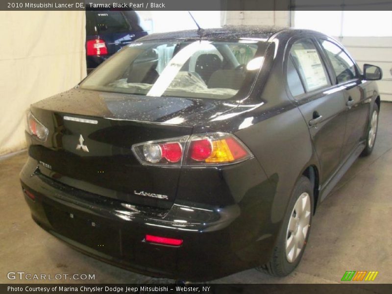 Tarmac Black Pearl / Black 2010 Mitsubishi Lancer DE