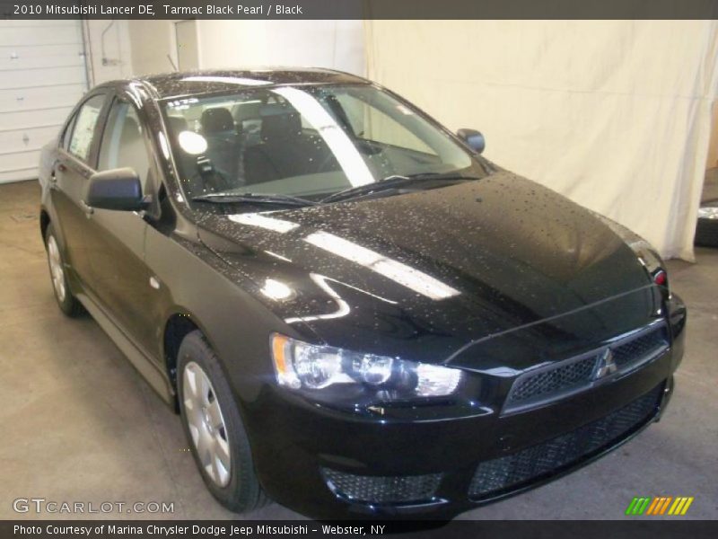 Tarmac Black Pearl / Black 2010 Mitsubishi Lancer DE