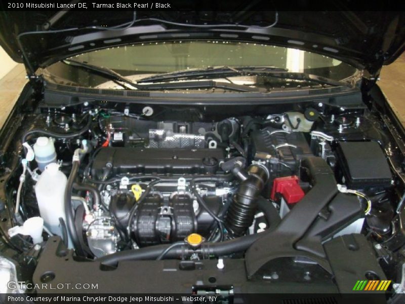 Tarmac Black Pearl / Black 2010 Mitsubishi Lancer DE