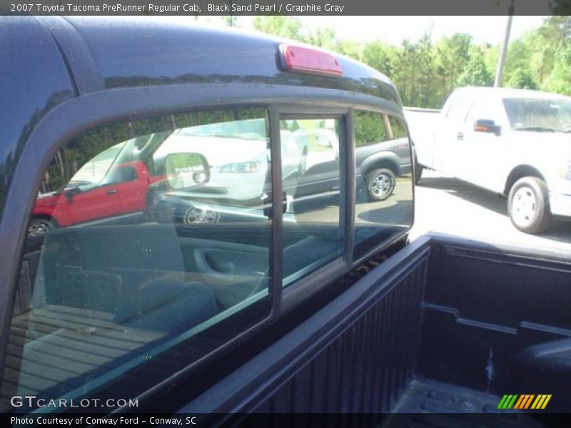 Black Sand Pearl / Graphite Gray 2007 Toyota Tacoma PreRunner Regular Cab