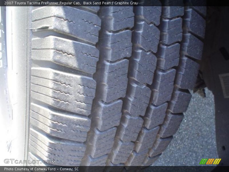 Black Sand Pearl / Graphite Gray 2007 Toyota Tacoma PreRunner Regular Cab