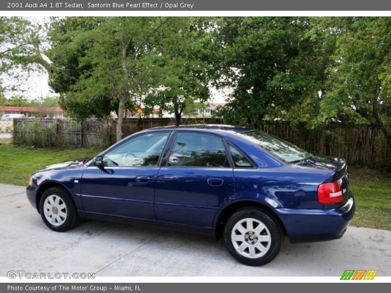 Santorin Blue Pearl Effect / Opal Grey 2001 Audi A4 1.8T Sedan