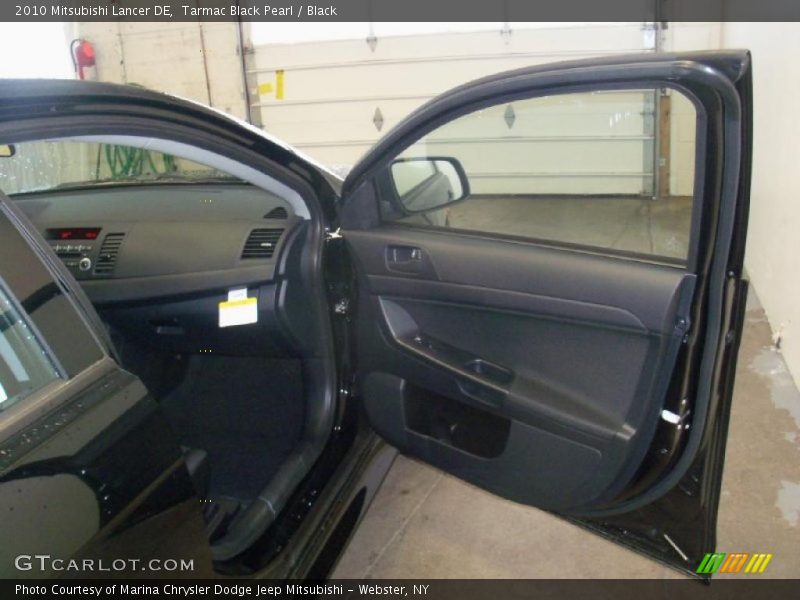 Tarmac Black Pearl / Black 2010 Mitsubishi Lancer DE