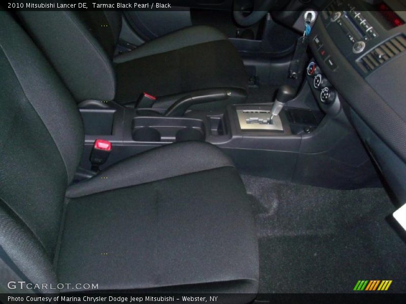 Tarmac Black Pearl / Black 2010 Mitsubishi Lancer DE