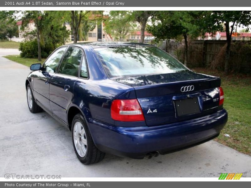 Santorin Blue Pearl Effect / Opal Grey 2001 Audi A4 1.8T Sedan