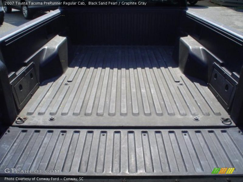 Black Sand Pearl / Graphite Gray 2007 Toyota Tacoma PreRunner Regular Cab