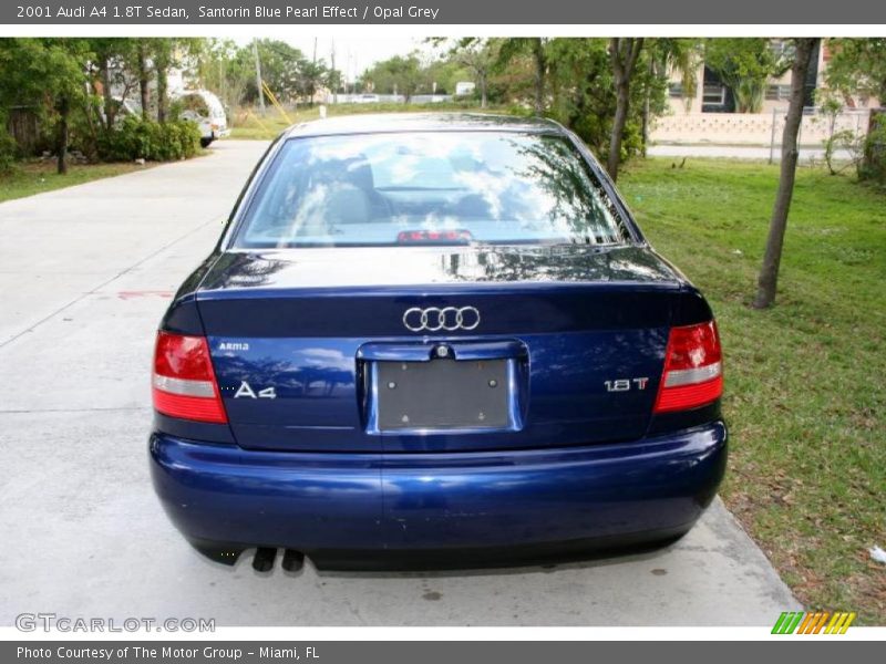 Santorin Blue Pearl Effect / Opal Grey 2001 Audi A4 1.8T Sedan