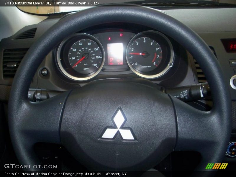 Tarmac Black Pearl / Black 2010 Mitsubishi Lancer DE