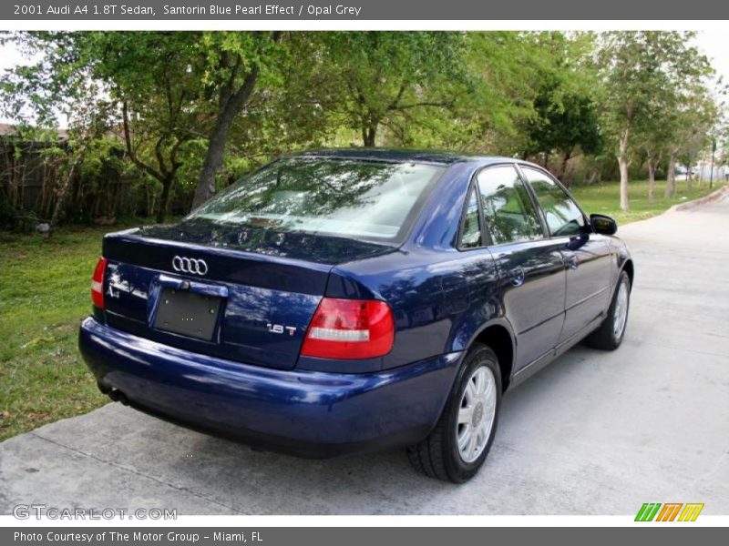 Santorin Blue Pearl Effect / Opal Grey 2001 Audi A4 1.8T Sedan
